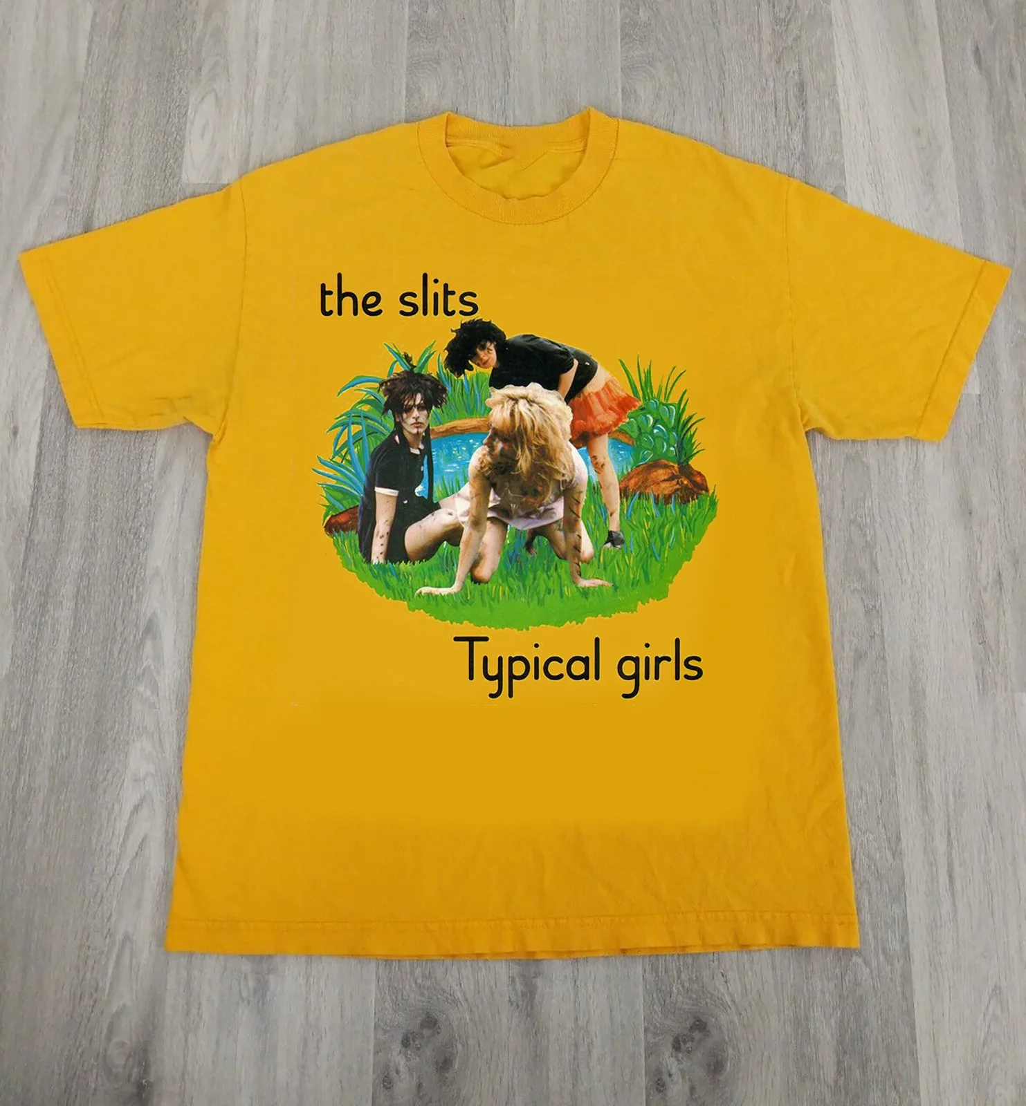 The Slits Band Typical Girls Album Unisex Gold T-Shirt All Size S To 5XL PR0119