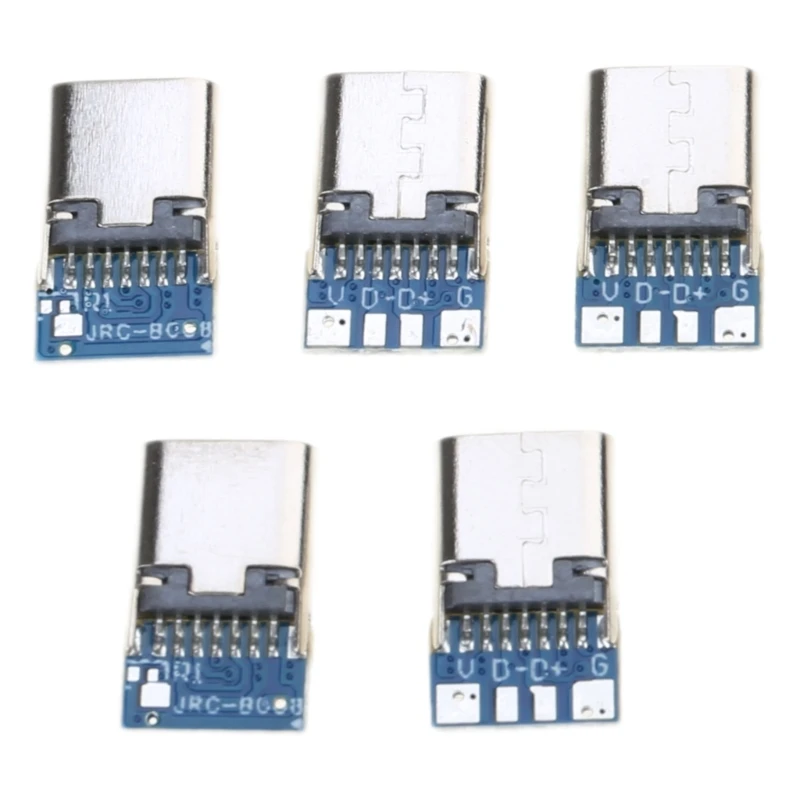 Metal Type-C Connector 14 pin Connector USB Connector Adapter 5 (v) Dropship