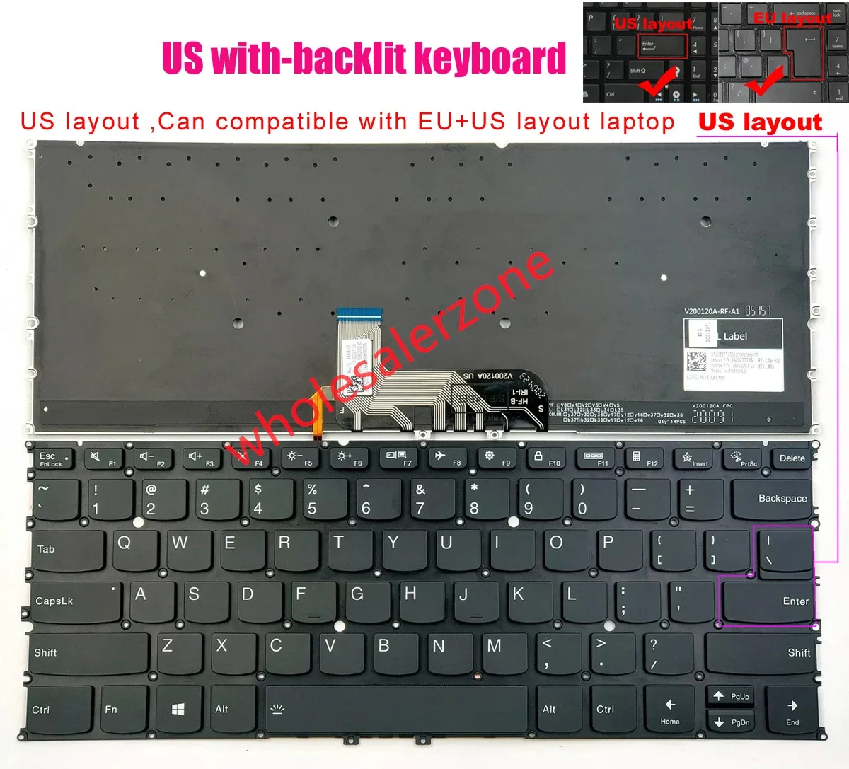 New for Lenovo Yoga 9 14ITL5,IdeaPad Yoga  Slim 9 14ITL5,Yoga 9 14ITL5 2-in-1 Series laptop US Backlit Keyboard