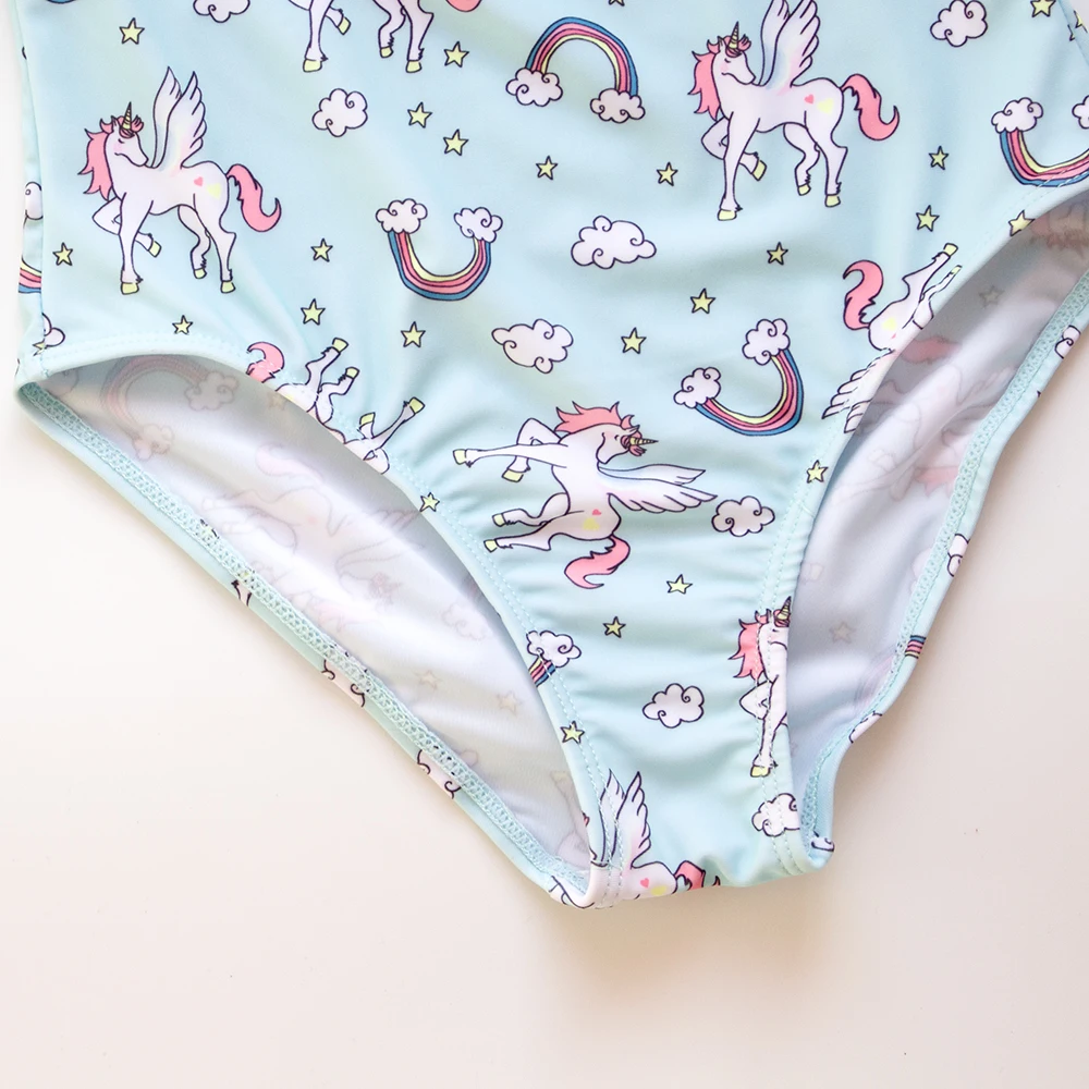 2024 Girls Ruffle Bikini Swimsuit Gradient Leopard Floral Animal Kids Swimwear Children Bikini Rainbo 283 Girls Bathing Suit