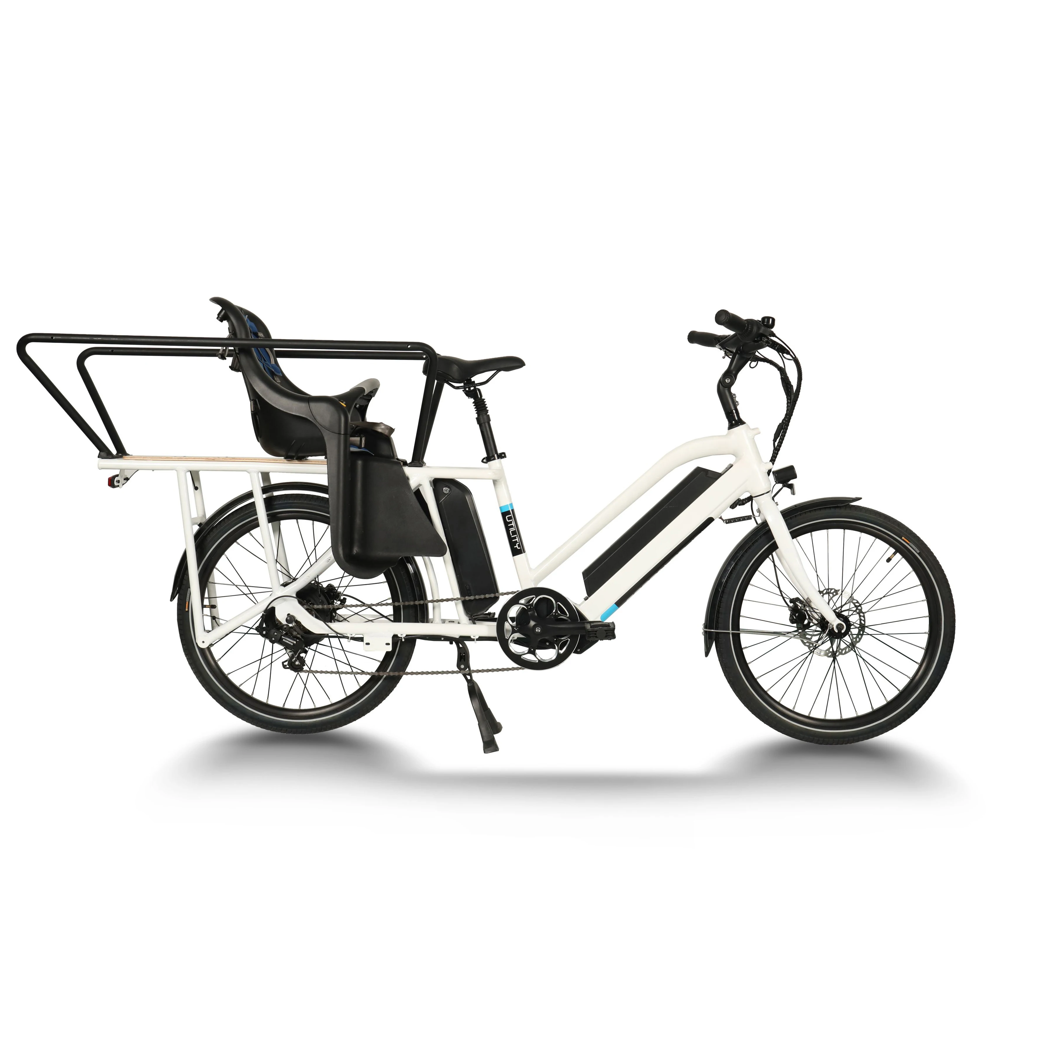 GreenPedel OEM/ODM Cargo Ebike 250w 500w Electric Bicycle With Children's Seat For Family