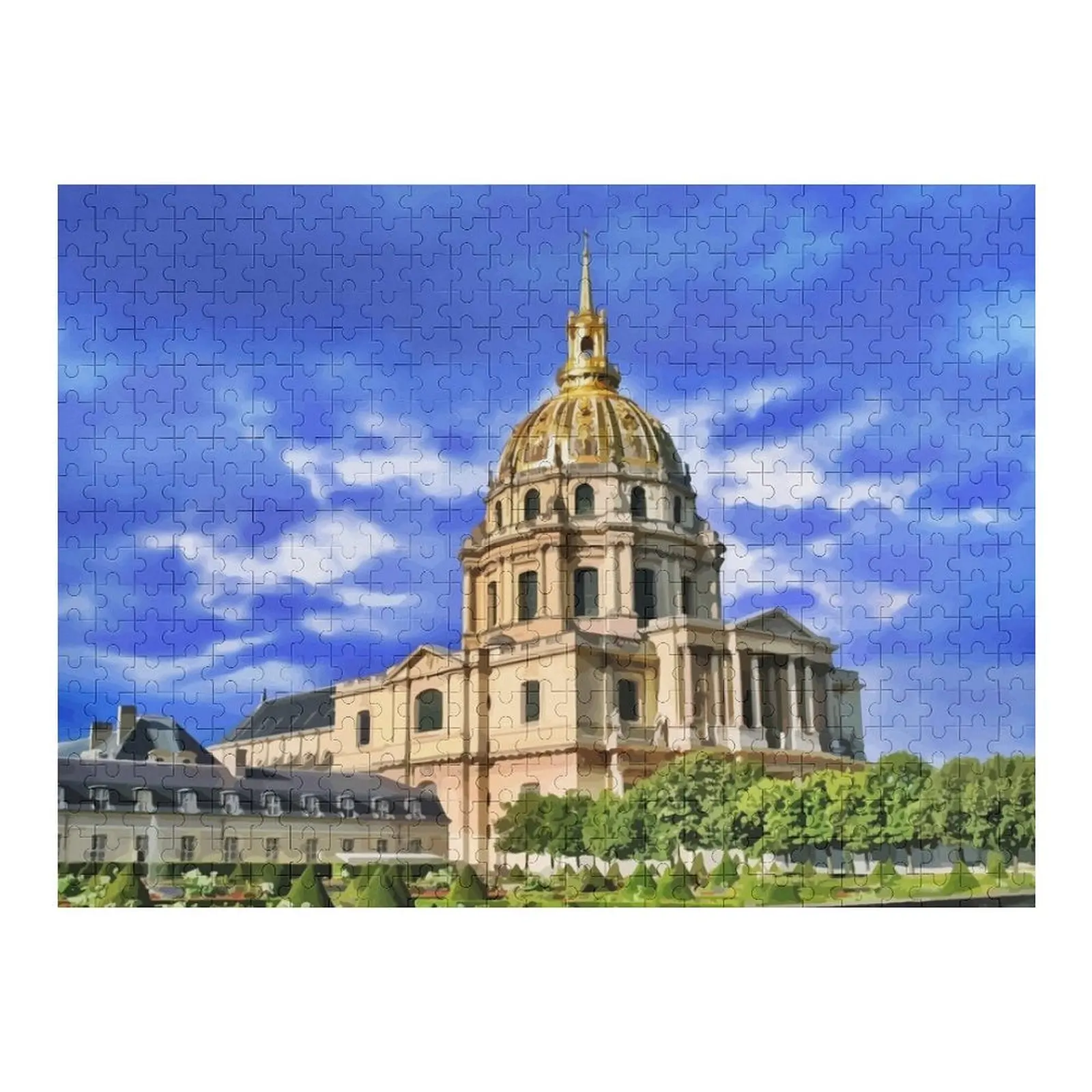 

Пазл Paris - Dome of the Invalides, рождественские игрушки, персонализированные подарки для детей, деревянные фото, персонализированный пазл