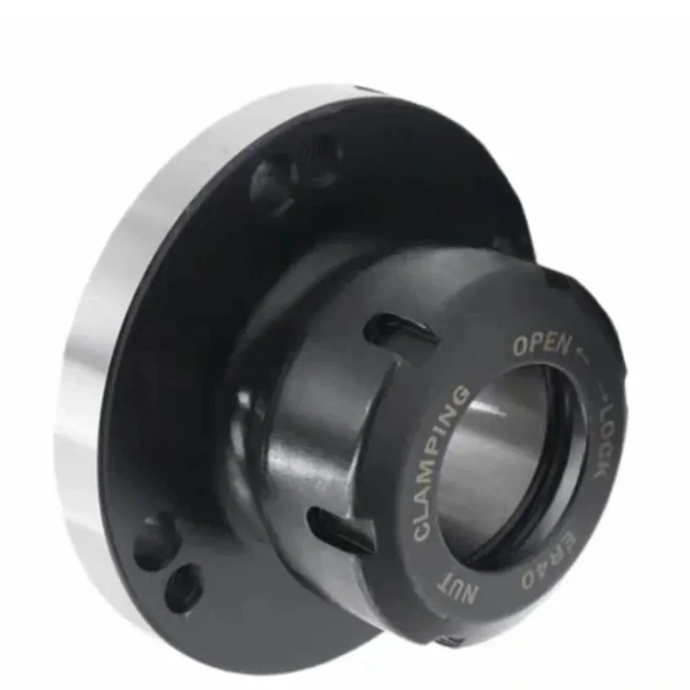 

Держатель цангового патрона ER40 с 7 отверстиями, 100 мм, для фрезерных станков с ЧПУ и токарных станков, подходит для тяжелых заготовок и точной обработки