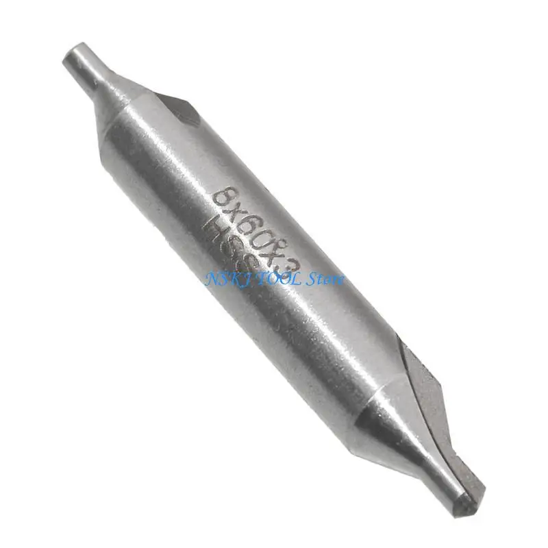 

L8RC 6Pcs Upgraded Center Drill Bits Set High Speed Steel Countersink Tools for Lathe Metalworking Center Drill Bits