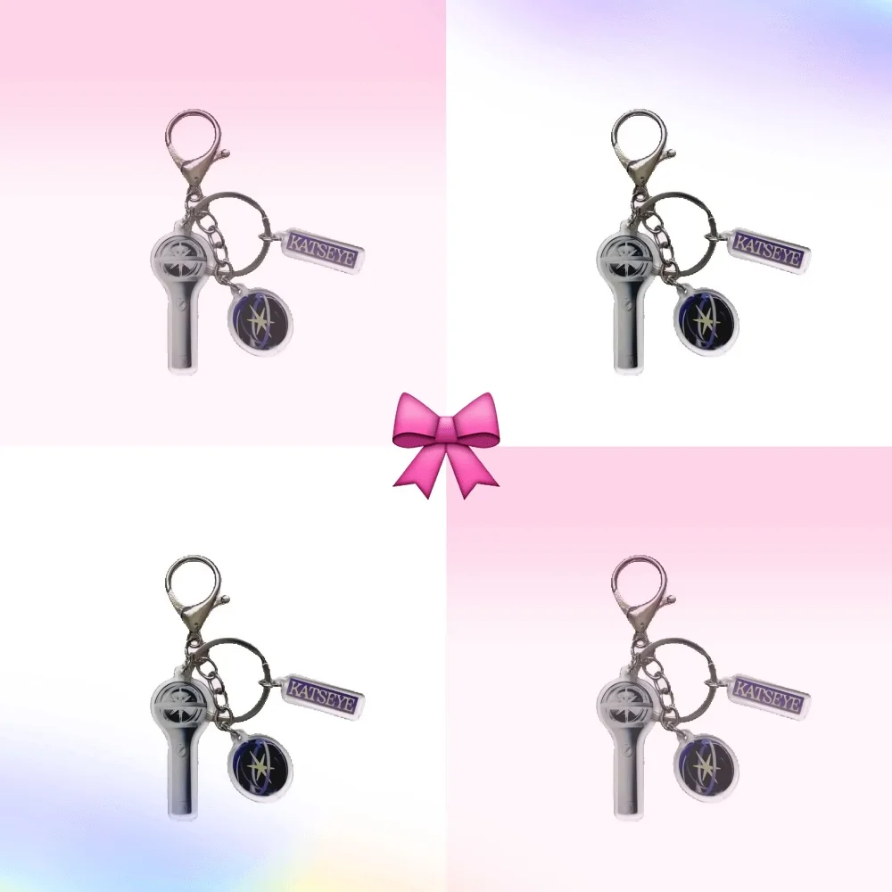 KATSEYE 3 ピース/セットライトスティックキーホルダーアクリル