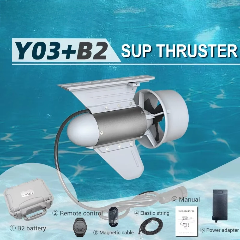 IFungoo Y03 Przenośny Elektryczny System Napędowy Morski z Wirnikiem 18,4 lb + Bateria B2