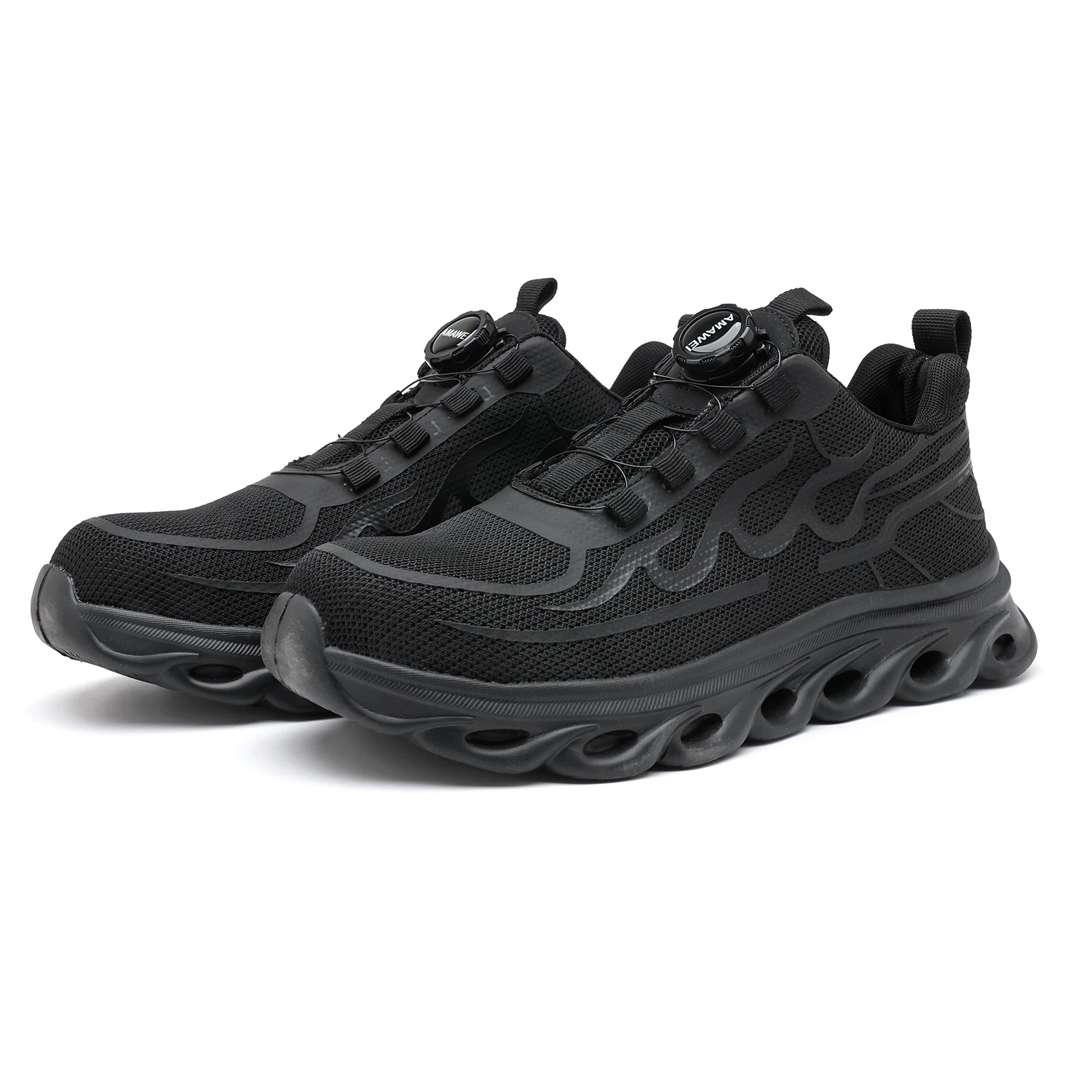 الدورية زر أحذية السلامة الرجال والنساء الصلب تو حذاء رياضة أحذية عمل رجل ثقب برهان أحذية سلامة العمل أحذية واقية #6