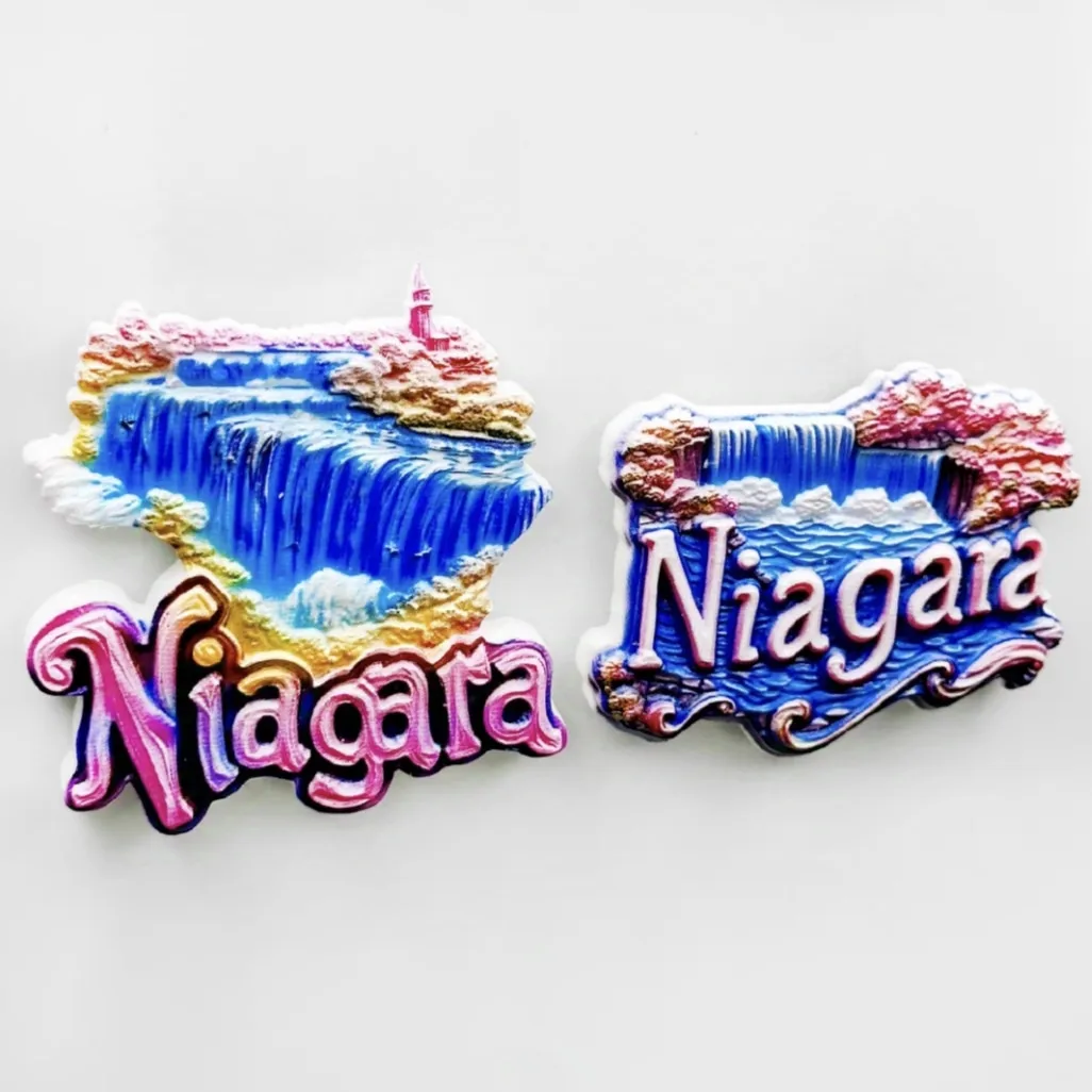 Canada Niagara Resin 3D Fridge Magnets Tourism Souvenir Refrigerator Sticker Handicraft Gift Decoration