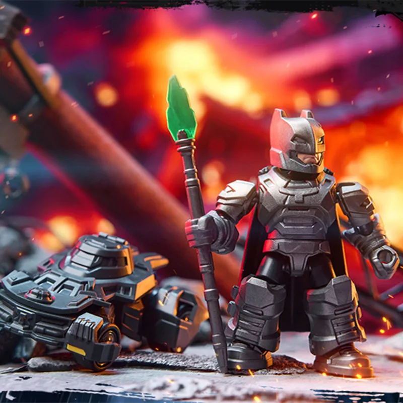 1/12 pièces Blokees DC Hero Batman bloc de construction couture jouet Batman Batmobile figurine à collectionner enfant cadeau de noël