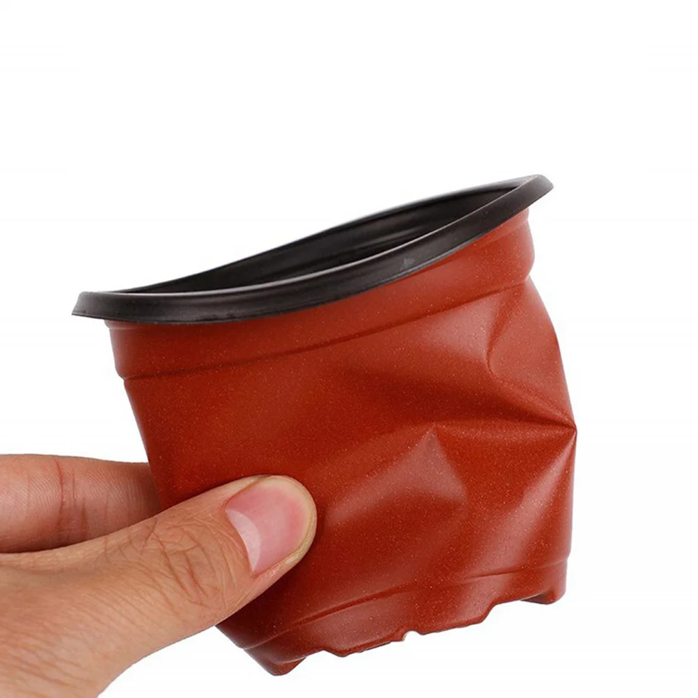 

50pcs Seedling Trays Small Flower Pots For Vegetables Succulents Nursery Garden Planting Plastic Plant Containers Breathable