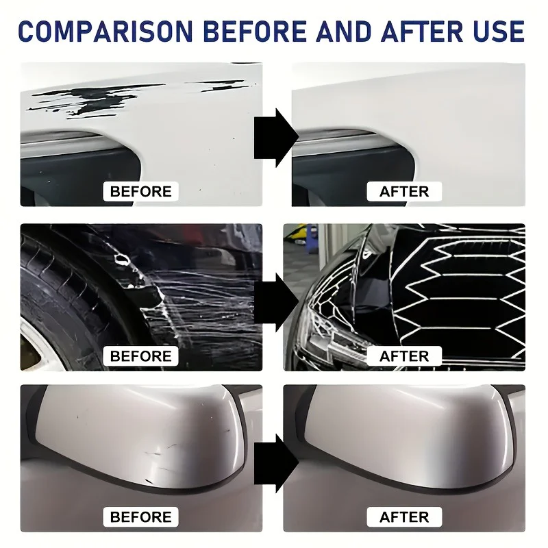 Car Scratch Removal Kit Universal Scratch and Vortex Removal Kit - Effective Car Scratch Repair Wax, Car Polishing