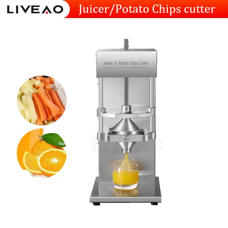 Potato Slicing Machine Stainless Steel Radish Slicing Machine Pomegranate Lemon Juice Squeezing Machine