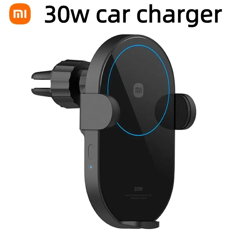 Xiaomi Wireless Car Charger 30W Max Wireless Fast Flash Charging Support Power-Off and Inductive Expansion Phone Holder