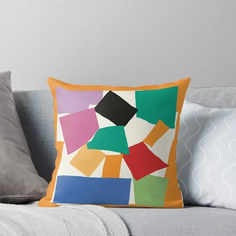 

Colorful Collage Matisse Inspired Throw Pillow Luxury Sofa Cushions autumn decoration pillow cover christmas pillow