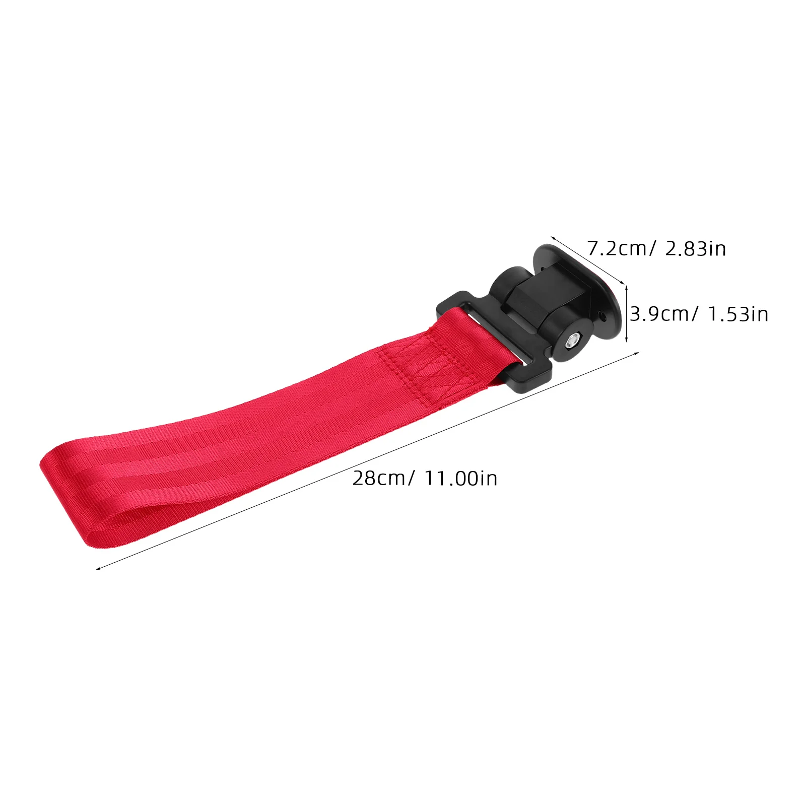 2 шт. декоративный буксировочный ремень красный автомобильный буксировочный ремень высокая прочность клейкость устойчивый к атмосферным воздействиям универсальное крепление на бампер для внедорожников грузовиков