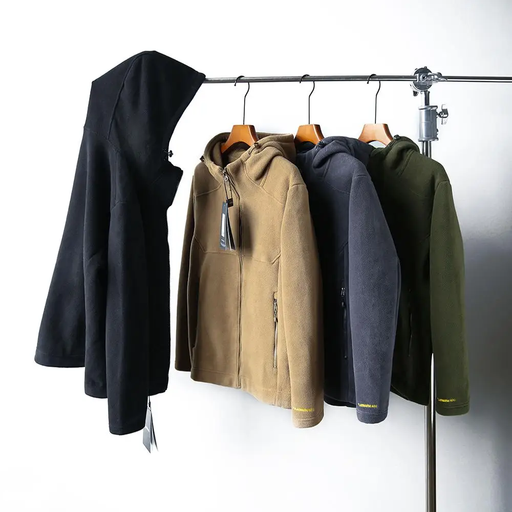 

Thi Fce Hooded Jaet for Men Autumn Winter Outdoor Faion Urban Sle Long Sve Modern Windproof Warm Versatile Coat