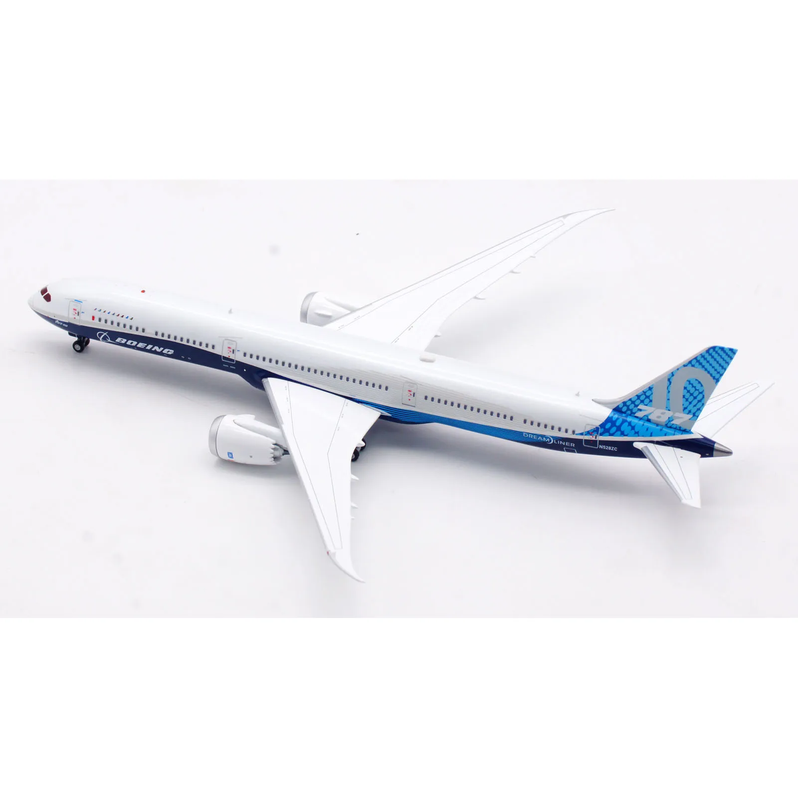 AV4229 Alloy Collectible Plane Gift Aviation 1:400 Boeing \'House Color\' B787-10 Diecast Aircraft Jet Model N528ZC With Tractor