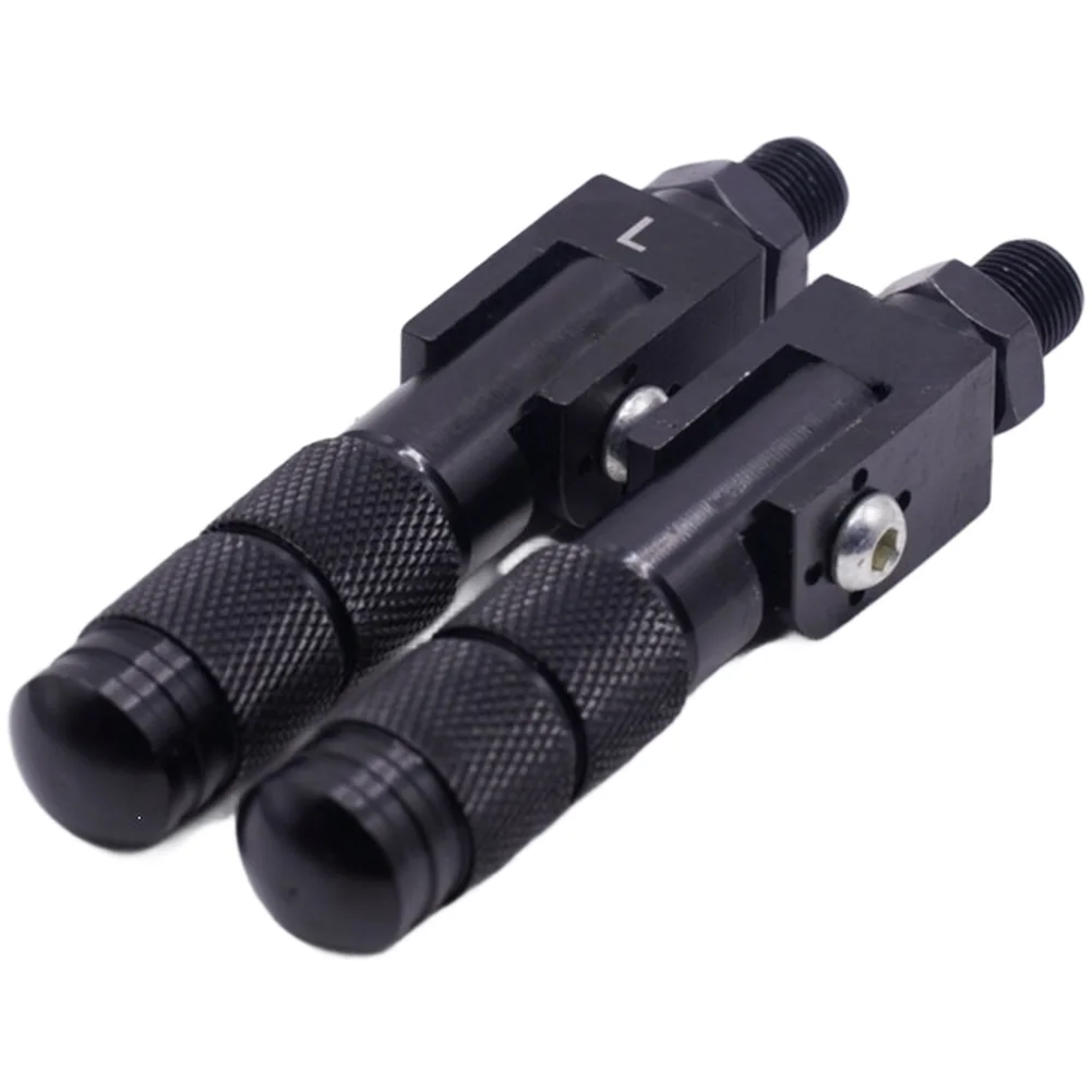 For Easy Storage Foldable Foot Pegs Lightweight Aluminum Build Convenient Folding Mechanism For 14mm Mounting Bolts