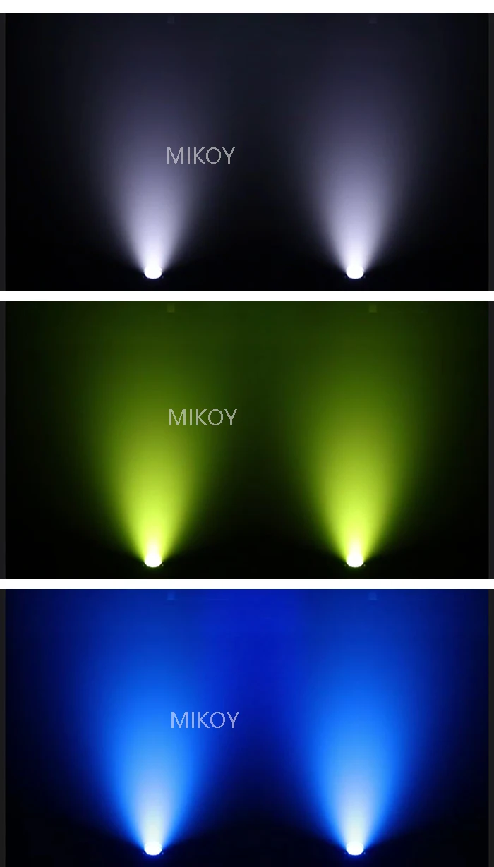 7X40W LED Zoom Farbiger Moving Head Scheinwerfer RGB Beam Light DMX-Steuerung Bühneneffekt DJ Disco Nachtclub Party Hochzeit Tanz – Detail 8