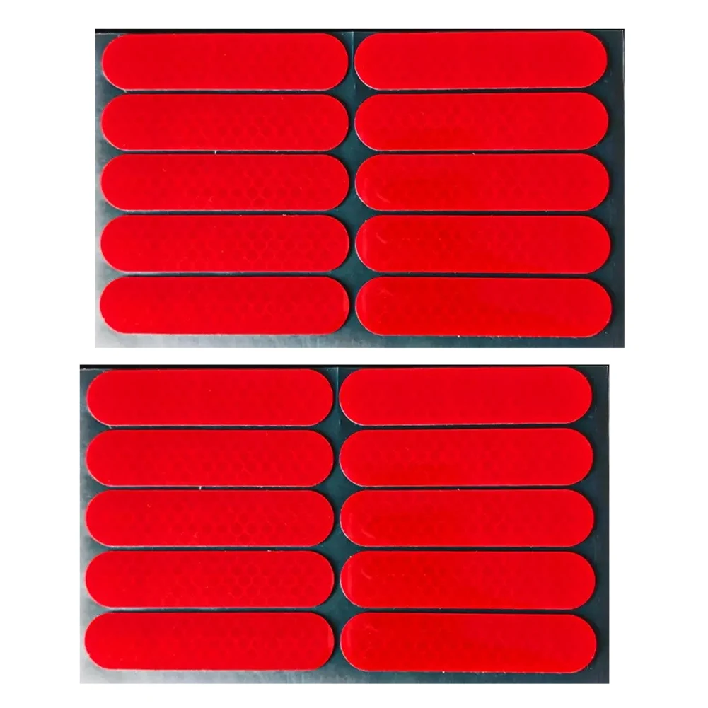 20 Reflective Stickers with Smooth PET for Minimal Debris Retention and Sustained Reflective Functionality Over