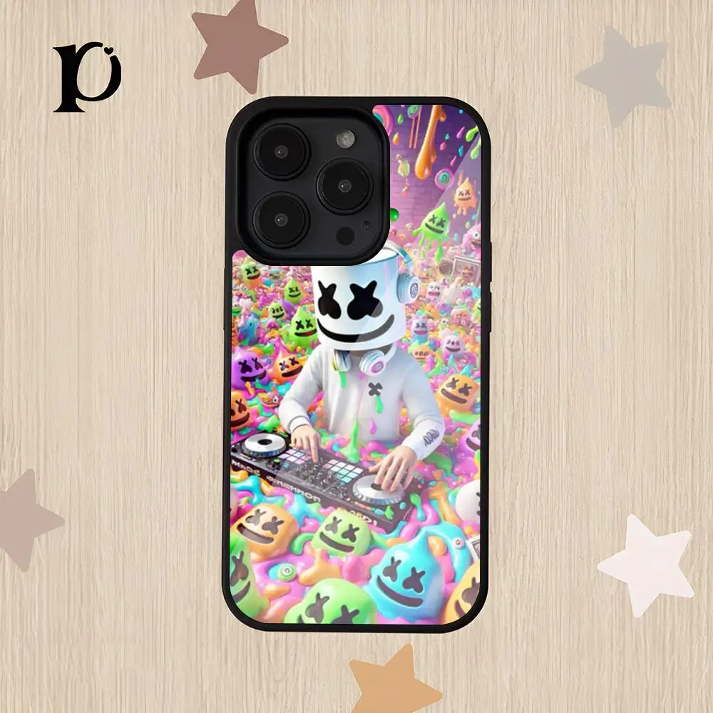 นักร้องM-Marshmallow Dj MAISTOเคสโทรศัพท์PC + TPUสําหรับIphone 16 15 14 13 11 12 Pro Max Xr X Xs 8 7 Plus