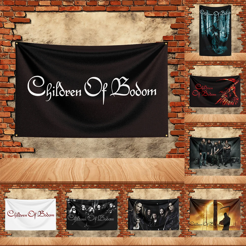 

90X150ft Children Of Bodom Band Party Flag Polyester Printed Flag Banner Tapestry for Garden Garage Decoration Concert Flag