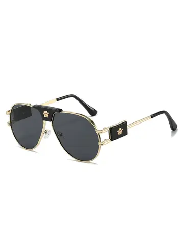 Classic Aviation Sunglasses Women Brand Designer Cattle Head Decoration Brand Designer Pilot Sun Glasses UV400