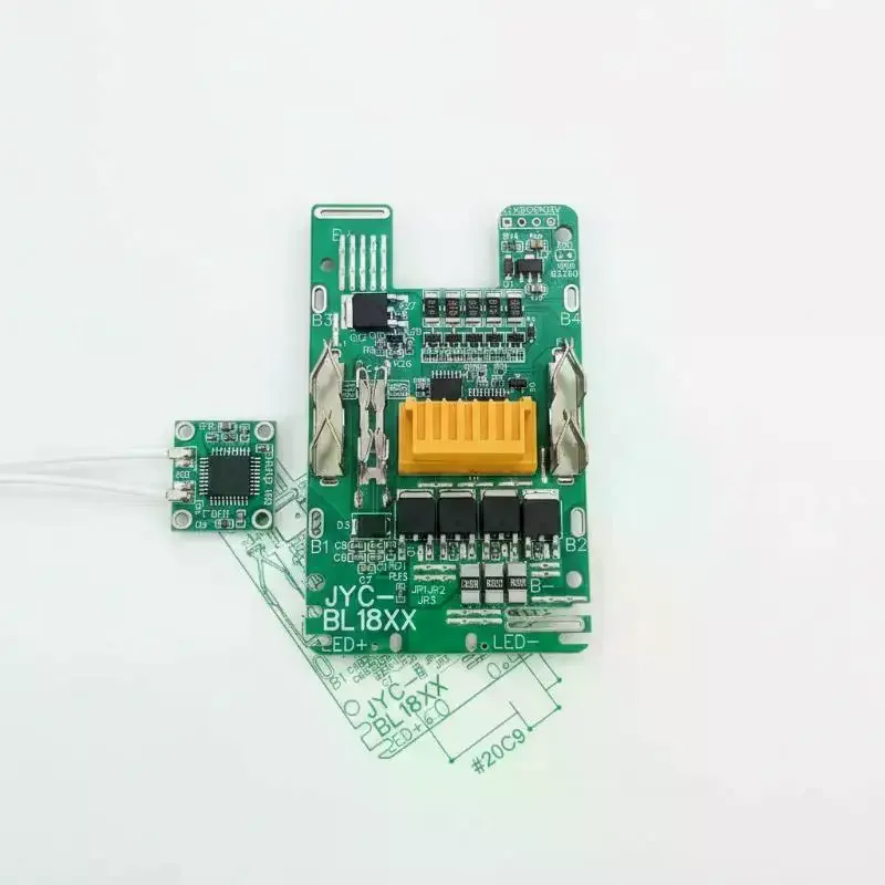 BMS PCBA For 18V Li-ion Battery Case Balance Charging Circuit Board Lithium Ion Batteries Pack BL1830 BL1860 BL1890 - view 3