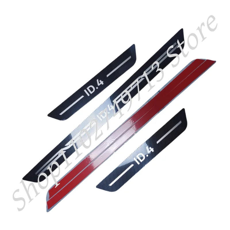 for Volkswagen ID.4 crozz VW ID4 2020 20212022 Door Sill Scuff Plate Kick Guard Pedal Threshold Step Protector Stainless