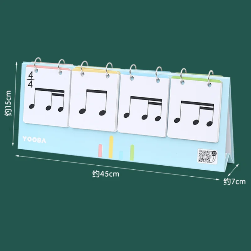 Notação Musical Learning Card, partitura, Acessórios para Piano Staff, Guitar Parts