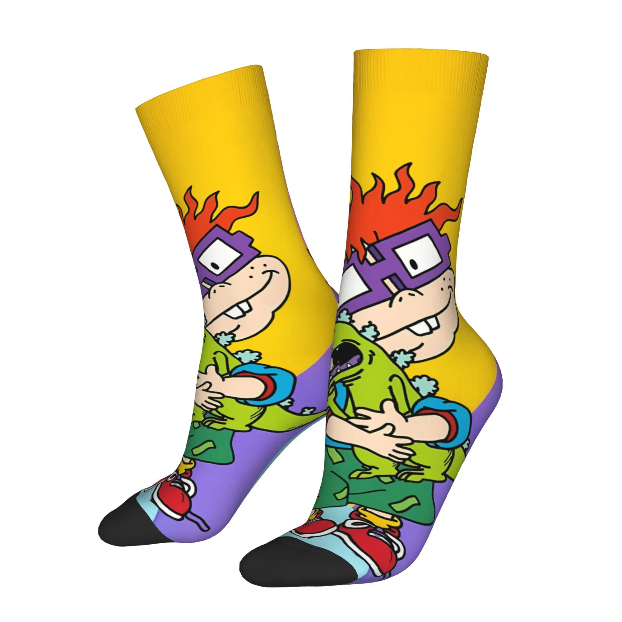 

Мультяшные носки с принтом Rugrats, мужской полиэстер