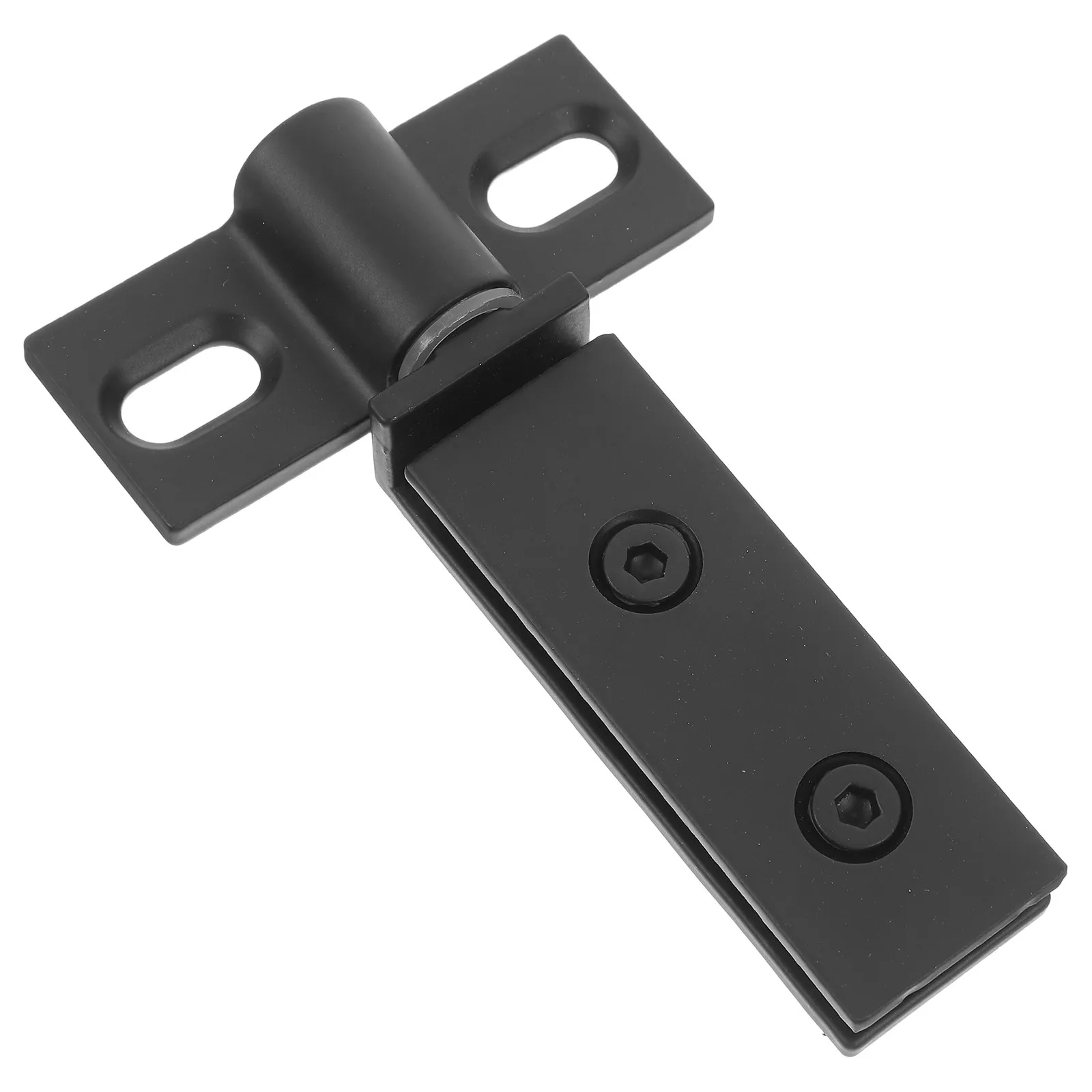 1Set Shower Door Pivot Hinge Stainless Steel Heavy Duty Dual Hole Rectangular Glass Bathroom Door Hardware Replacement