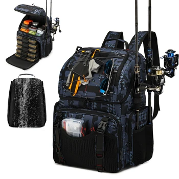 45L Fishing Backpack Cooler Tackle Bag 1