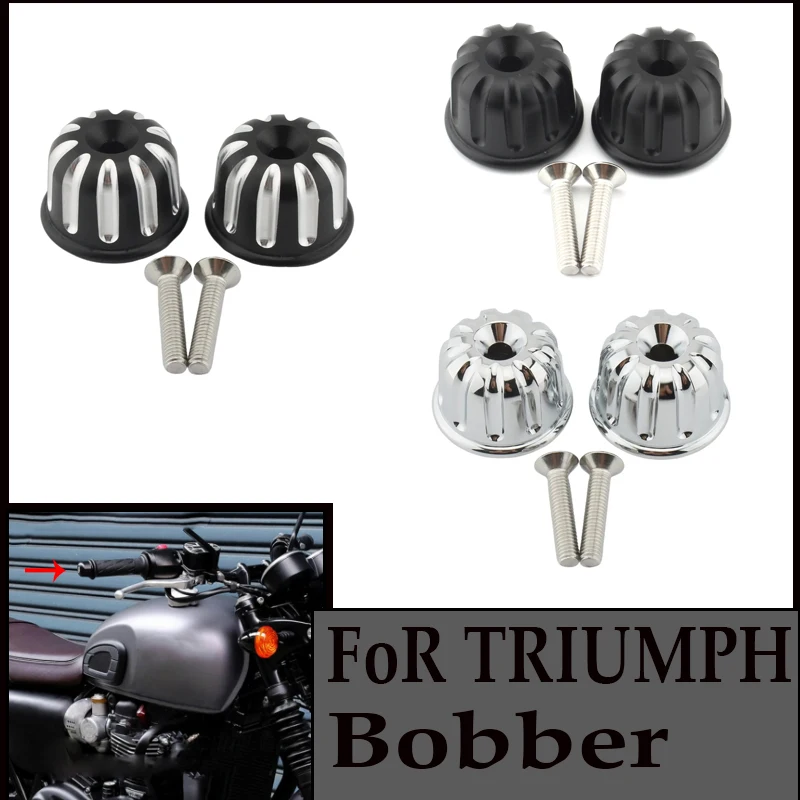 

For Triumph Street Twin Cup Twin Bonneville T120 T100 Scrambler 1200XC New Motorcycle Handlebar Grips Handle Bar Cap End Plug