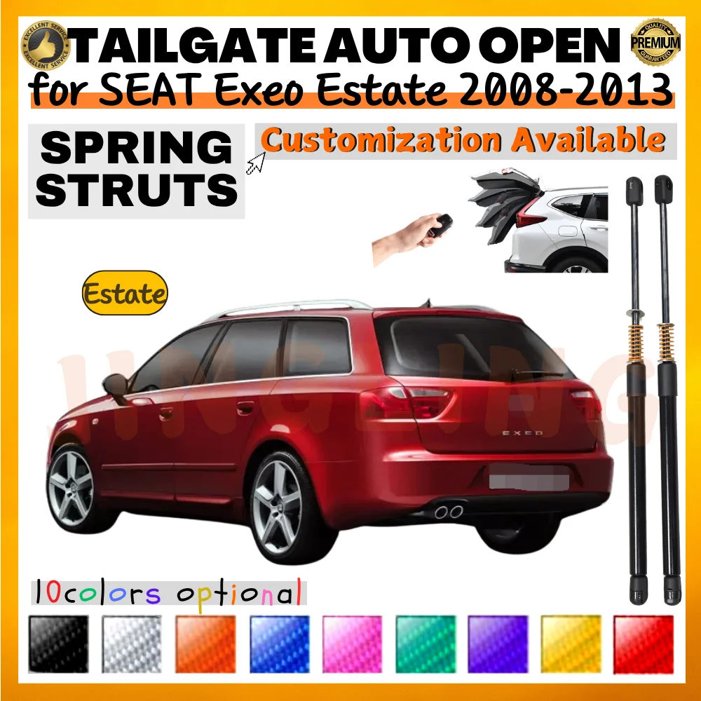 

Qty(2) Trunk Struts with Spring for SEAT Exeo 5-door Estate 2008-2013 Rear Tailgate Boot Lift Supports Shock Absorbers Dampers