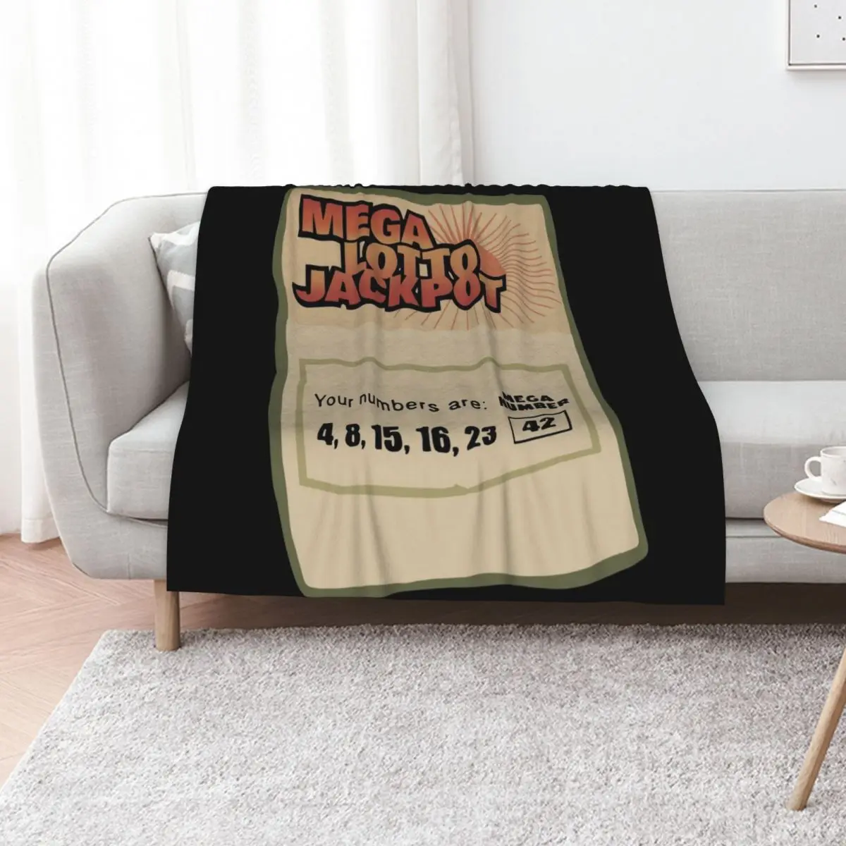 Lost Lottery Ticket Throw Blanket Large Flannels Sleeping Bag Sofas Thins Bed covers Blankets