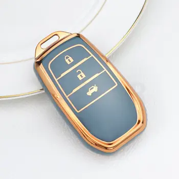 TPU kryt na klíče od auta pro Toyota RAV4 Highland Hilux Fortuner Land Cruiser Camry Coralla Crown Protector Držák shell 10 nejlepší prodej Kryt klíče Toyota Fortuner - №6