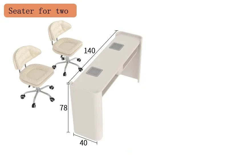 Nail salon furniture light luxury custom nail desk salon manicure table  beauty salon nail equipment