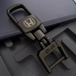 Metal Car Logo Keychain Pendant Key Ring Business Gifts For Honda Jazz 95 2022 Fe City Bonda Accord G10 Jade Auto Accessories