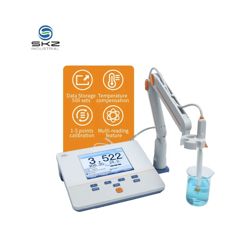 PH400F Support for USB or RS-232 communication digital ph meter for water