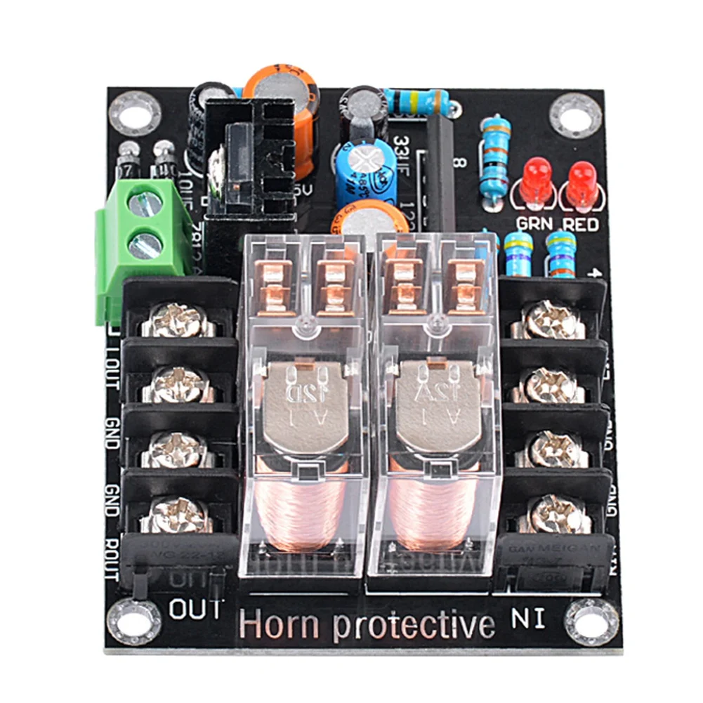 SMIEA 12-18V UPC1237 Speaker Protection Board Loudspeaker Protection Board Assemble Module Boot Delay DC Monitor