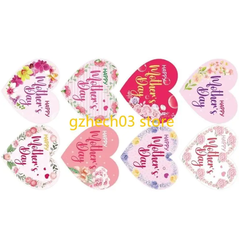 G2AC 500PCS Mother's Day Seal Sticker Packaging Labels for Envelope Card Wrapping