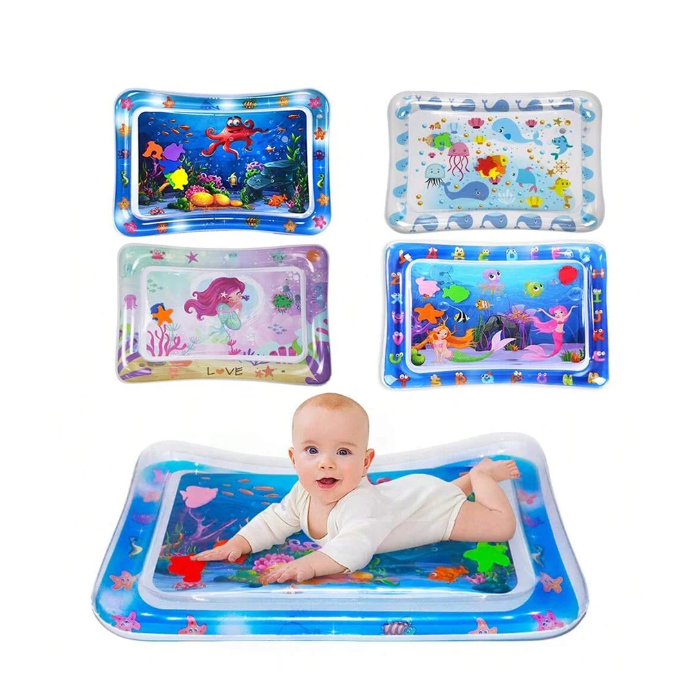 

Детский водный игровой коврик, надувные игрушки, детский коврик из ПВХ, игровой коврик для малышей, игровой центр для детей, игрушки, образование, время животика
