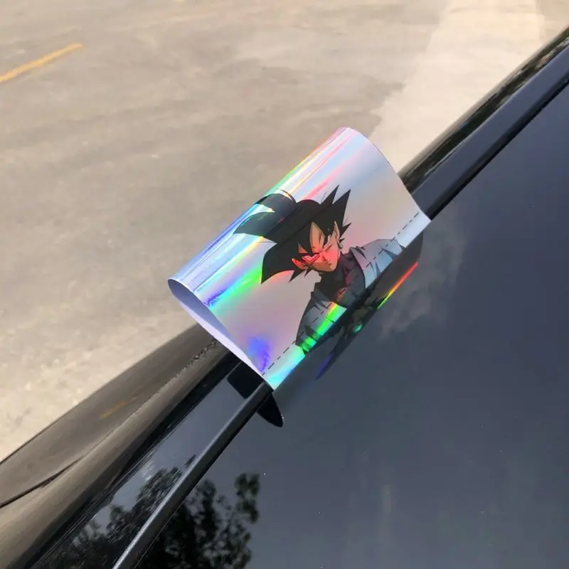 Dragon Ball autocollant de voiture Logo de voiture marque lavable décoration de voiture dessin animé Son Goku Gogeta adhésif collant décoration de voiture cadeau
