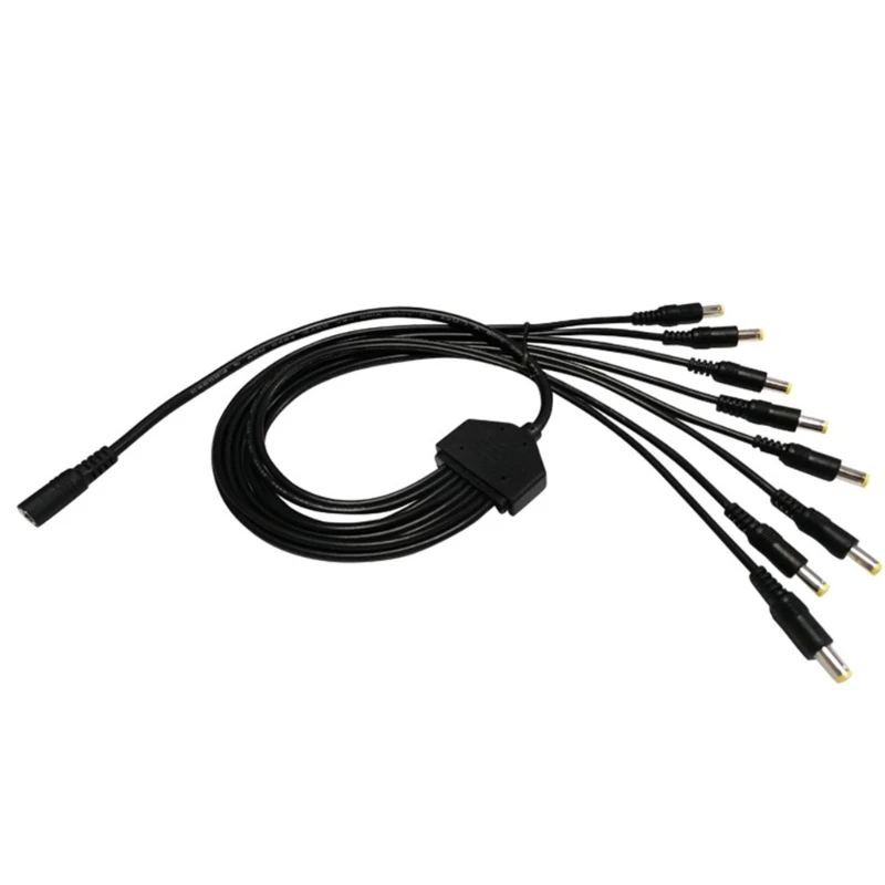 2.5x5.5mm 1 Female to 2/3/4/5/8/10 Male Power Splitter Cable for CCTV Security Camera Accessories Power Supply Adapter