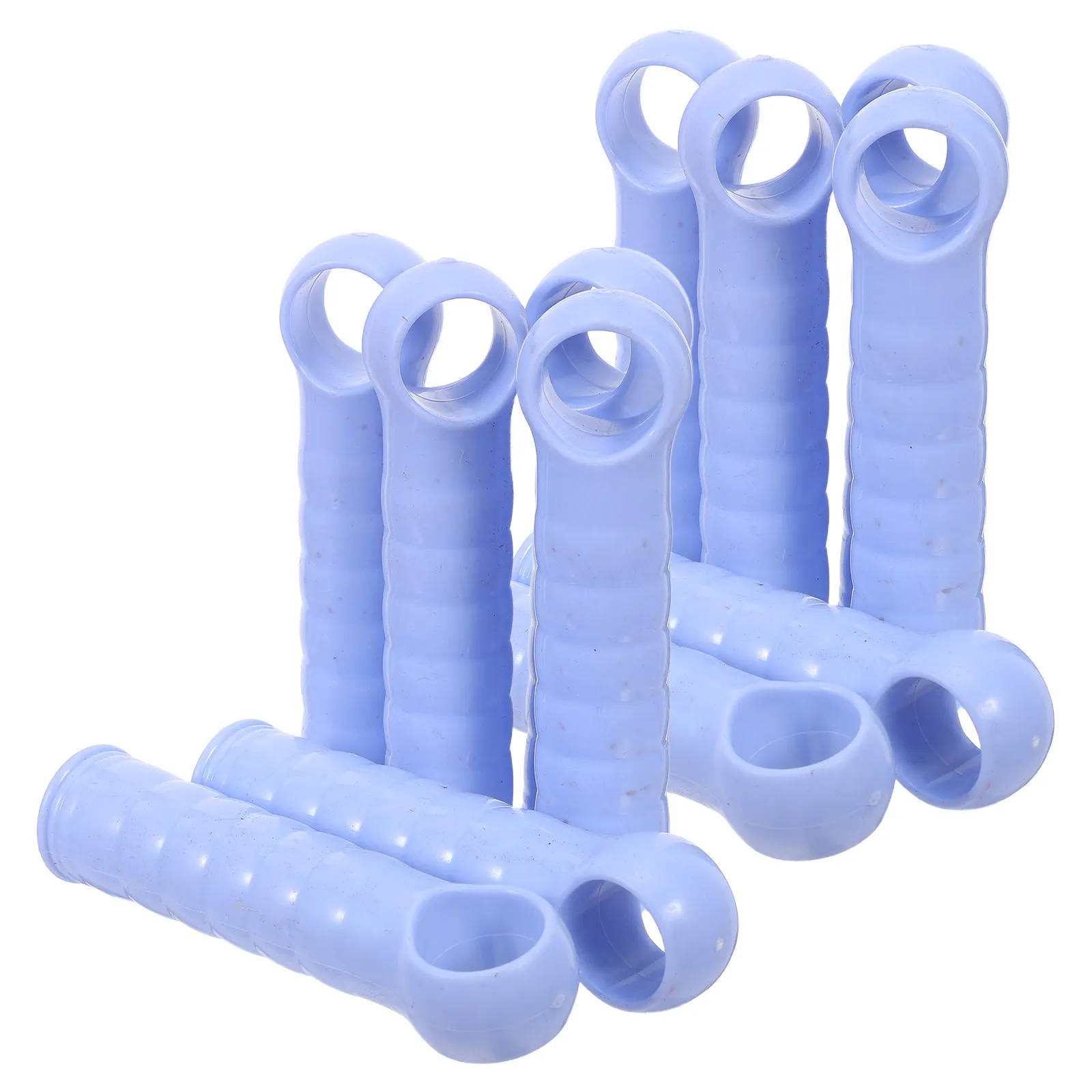 10Pcs Mop Handle Replacement Grip 22Mm Elastic Plastic Broomstick Sleeve Easy Install Removable Washable Broom Handle End Cap