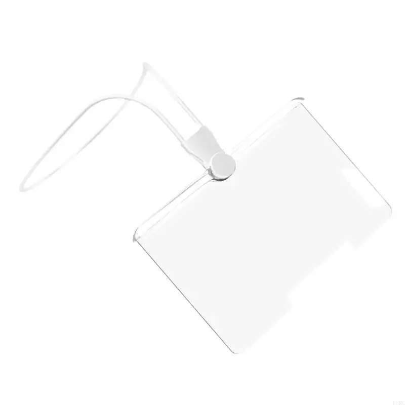 L8RC Handsfree Neck Wearing Page Magnifier with LED Light Magnifyings Glass for Home