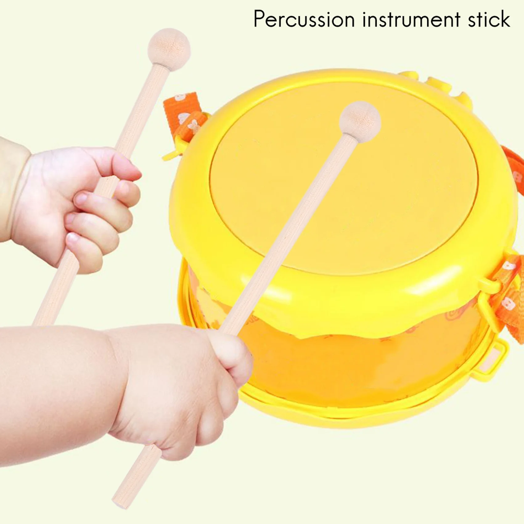 CGDS-2 Pair Wood Mallets Percussion Sticks For Energy Chime, Xylophone, Wood Block, Glockenspiel And Bells