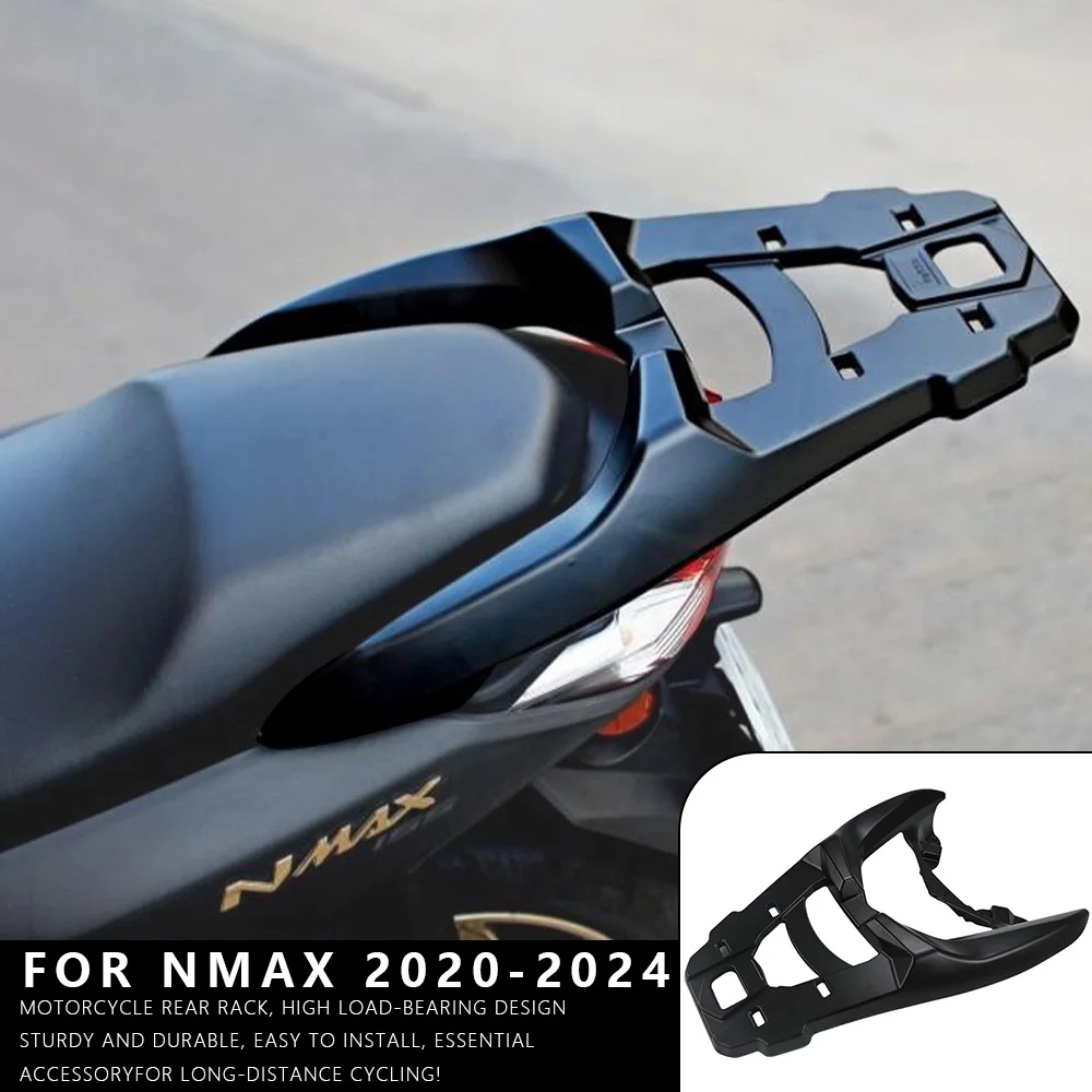 

MTKRACING For YAMAHA NMAX 2020-2024 Tail Cargo Carrier Strong Load Bearing Stable Support Motorcycle Rear Luggage Rack