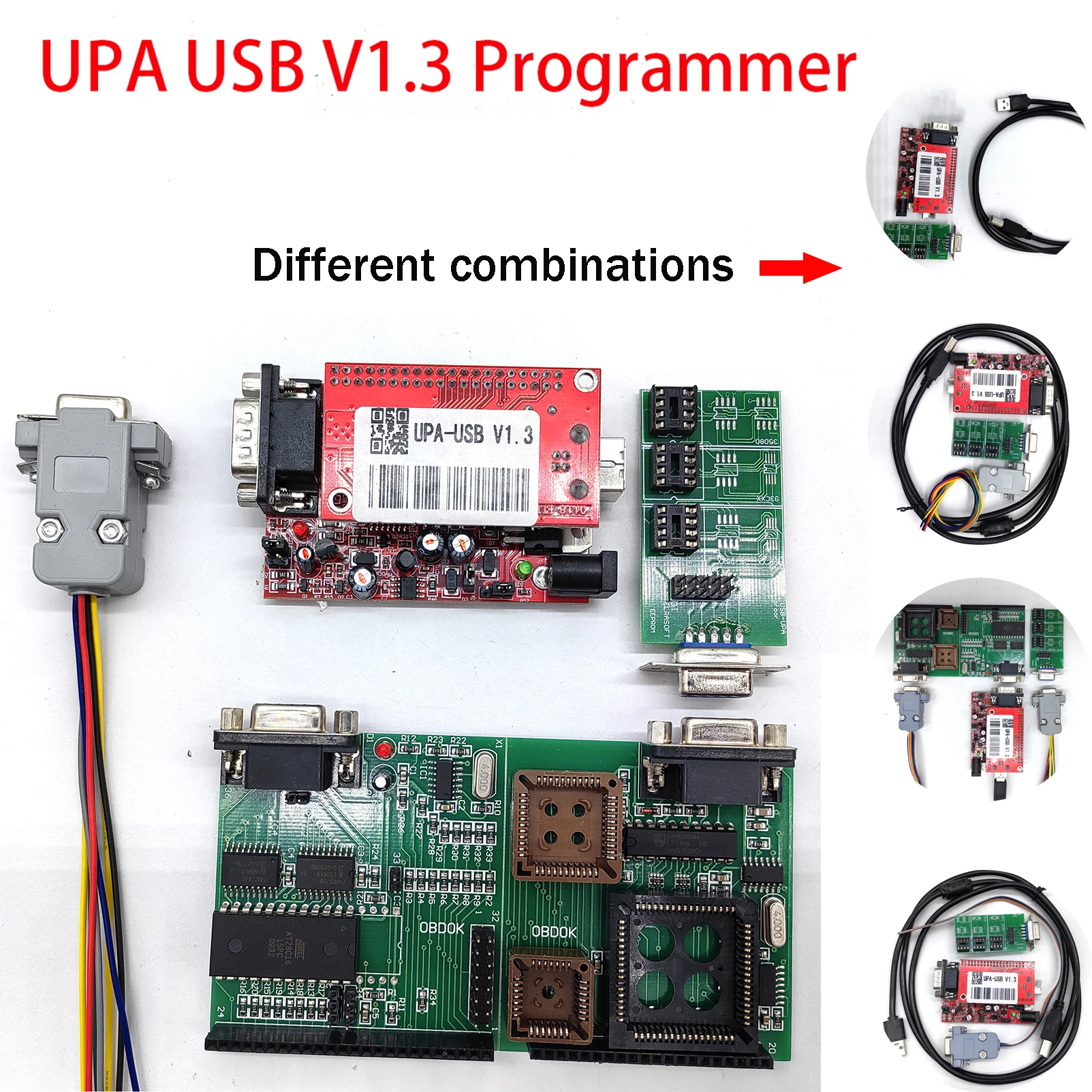 

New UPA USB V1.3 Automotive ECU Programmer ECU Chip Tunning With 1.3 Eeprom With NEC Adapter TMA Adapter Multiple Combinations